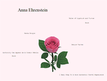Tablet Screenshot of annaehrenstein.com